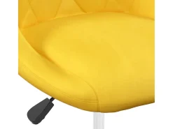 Sillas de comedor giratorias 6 unidades terciopelo amarillo mostaza