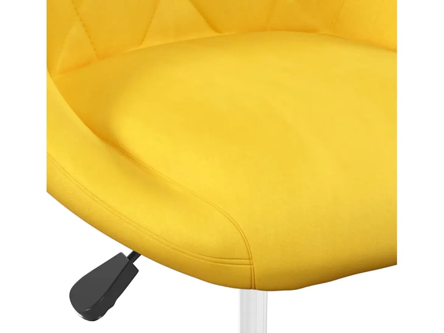 Sillas de comedor giratorias 6 unidades terciopelo amarillo mostaza