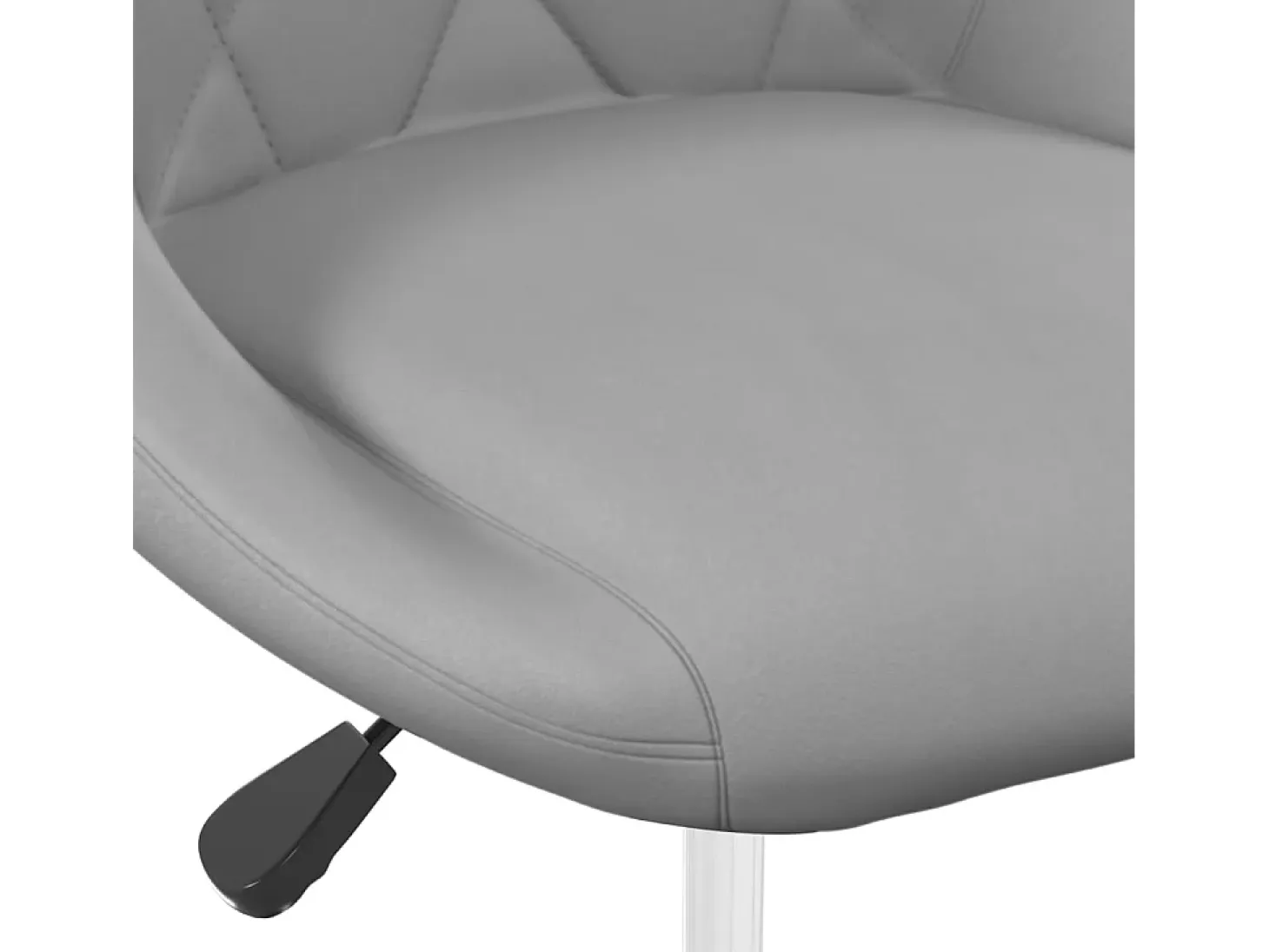 Sillas de comedor giratorias 4 unidades terciopelo gris claro