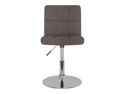 Sillas de comedor giratorias 2 unidades tela gris taupe