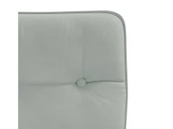 Sillas de comedor giratorias 6 unidades terciopelo gris claro