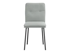 Sillas de comedor giratorias 6 unidades terciopelo gris claro