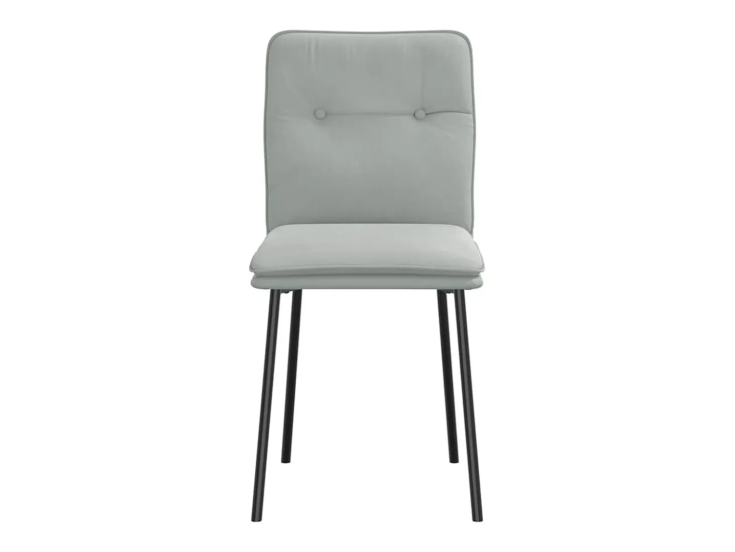 Sillas de comedor giratorias 6 unidades terciopelo gris claro
