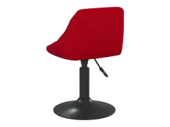 Sillas de comedor giratorias 6 unidades terciopelo rojo vino tinto