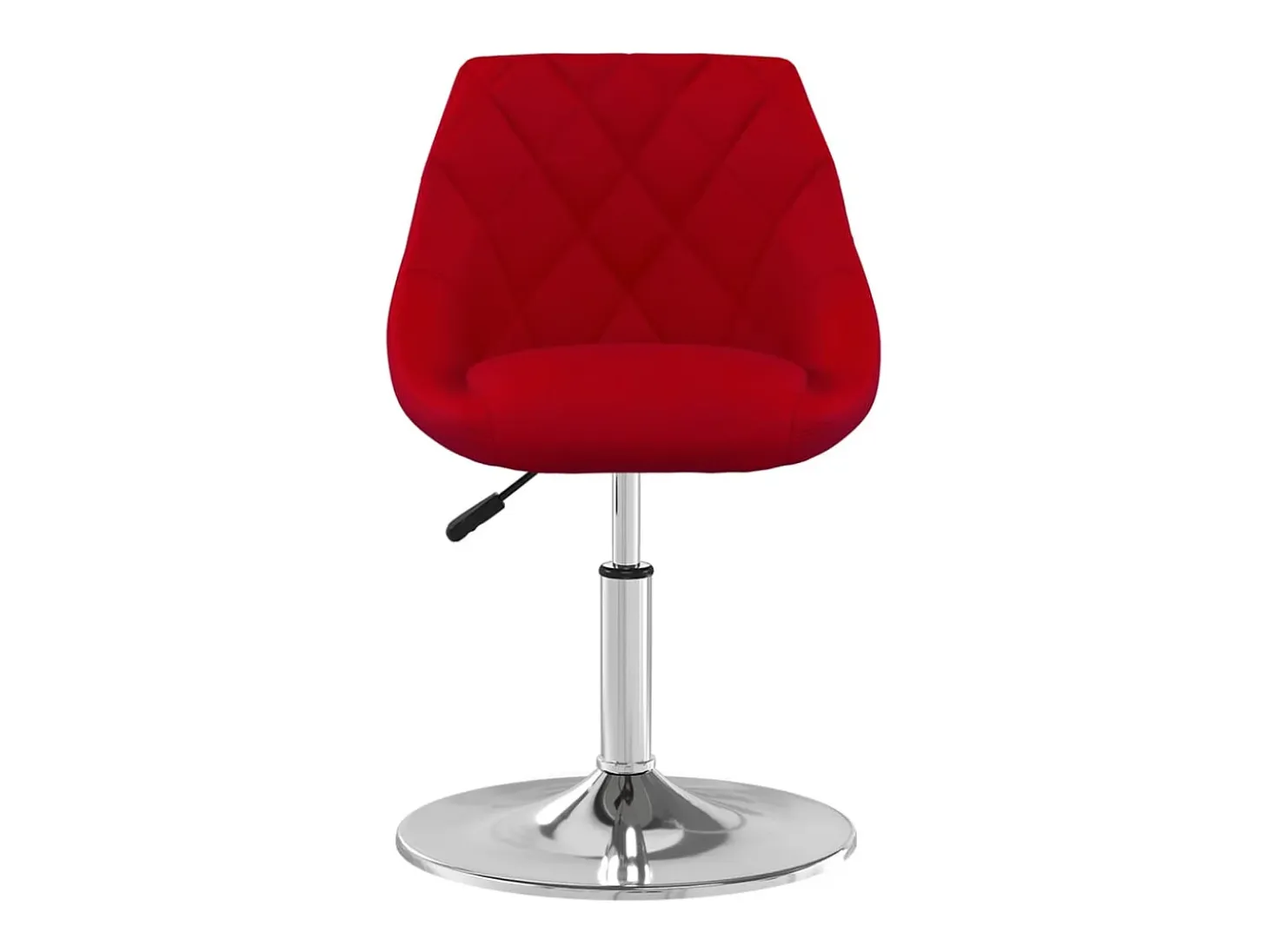 Sillas de comedor giratorias 4 unidades terciopelo rojo tinto