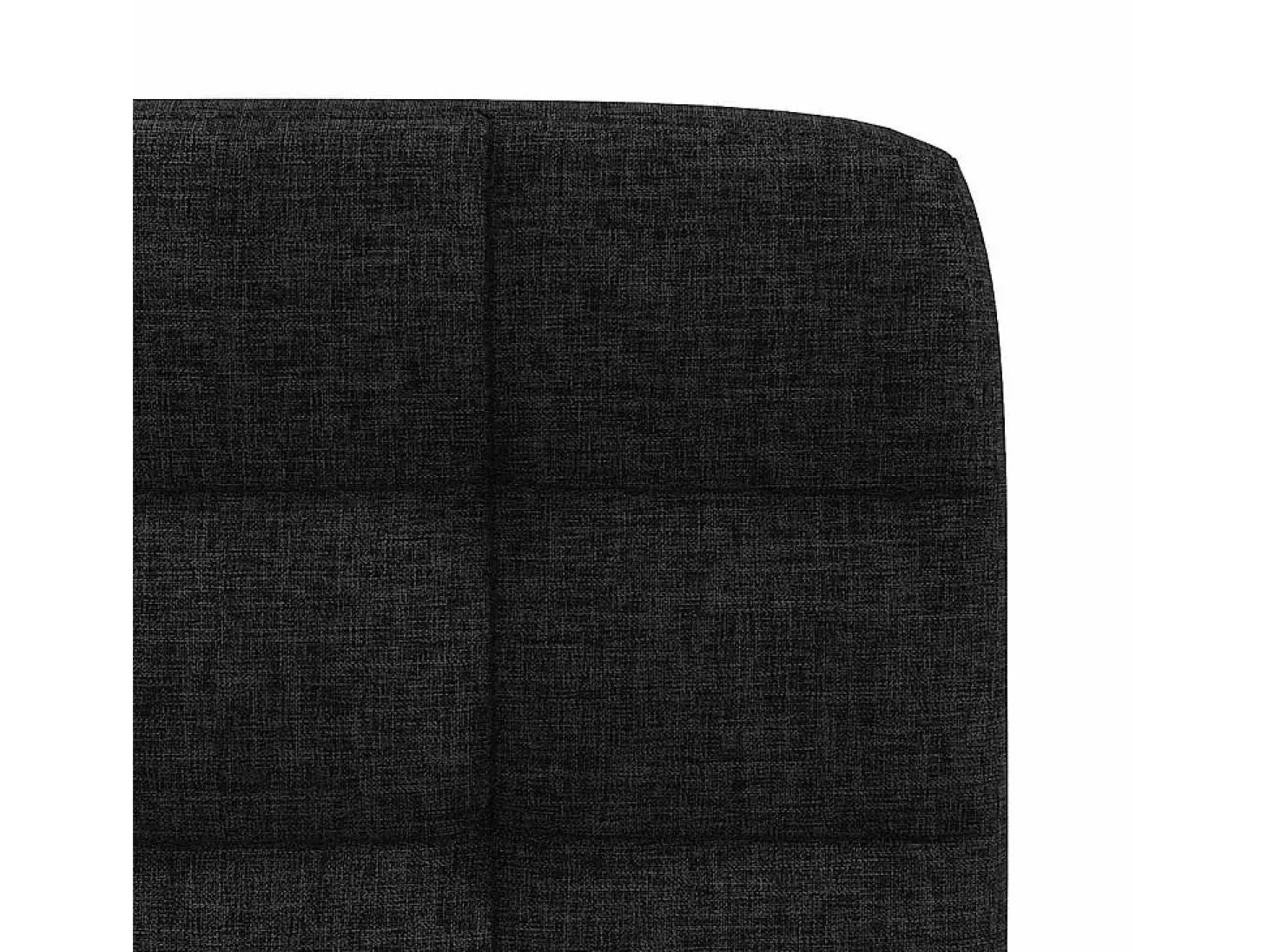 Sillas de comedor giratorias 6 unidades tela negras
