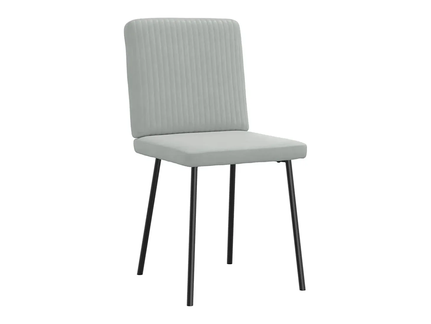 Sillas de comedor giratorias 6 unidades terciopelo gris claro