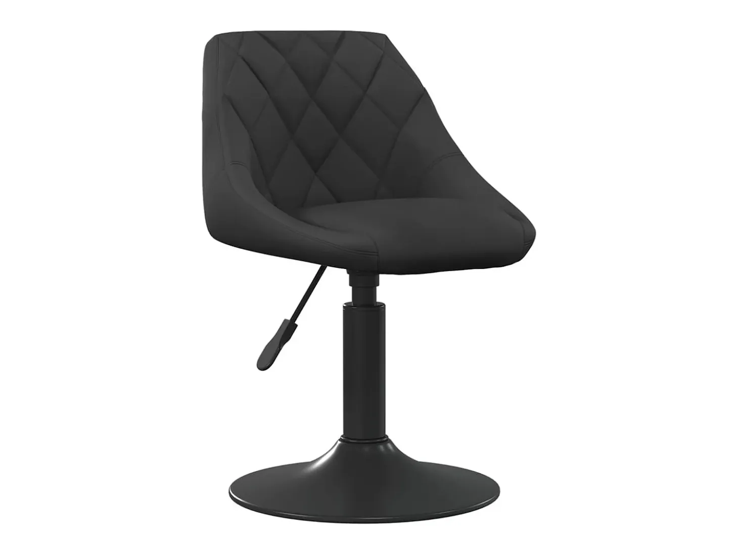 Sillas de comedor giratorias 4 unidades terciopelo negro