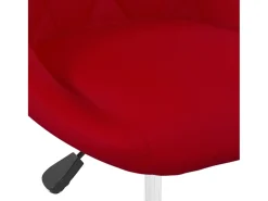 Sillas de comedor giratorias 6 unidades terciopelo rojo tinto
