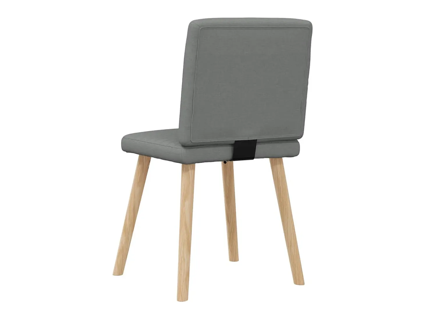 Sillas de comedor giratorias 4 unidades tela gris oscuro