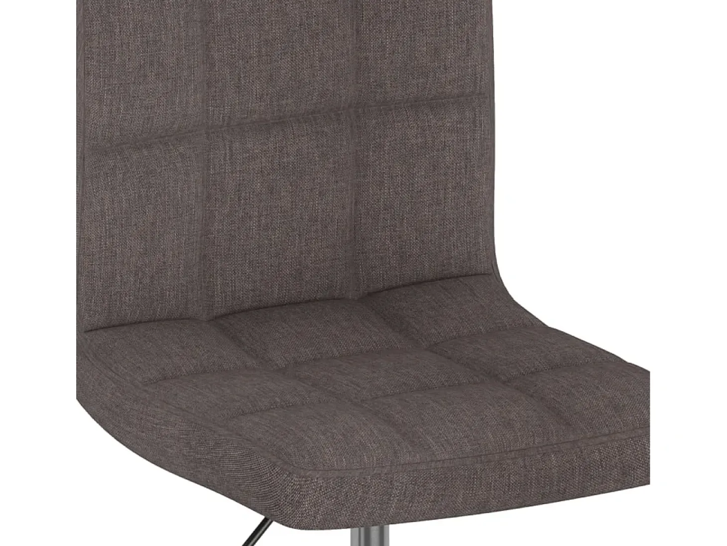 Sillas de comedor giratorias 4 unidades tela taupe