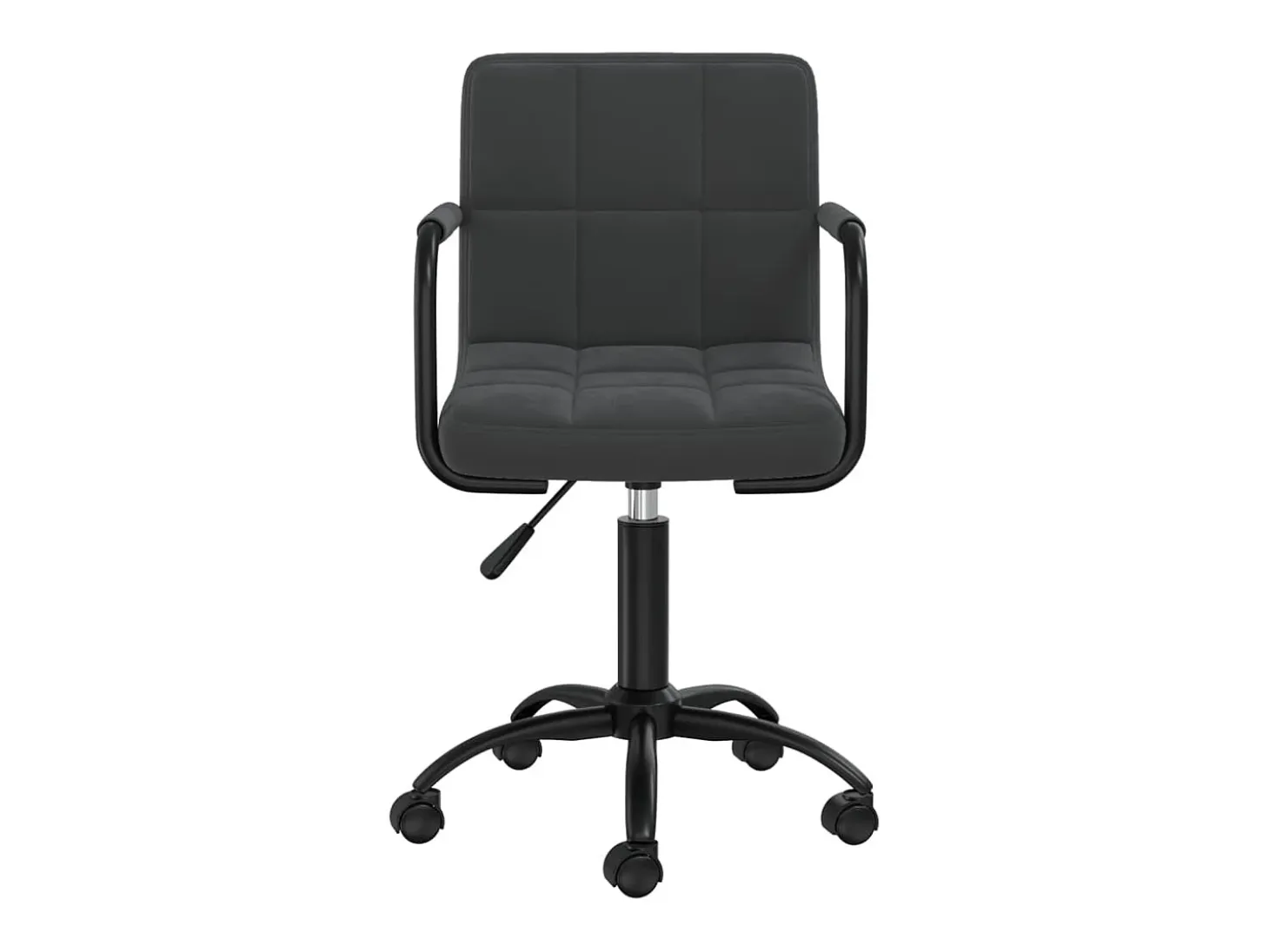 Sillas de comedor giratorias 4 unidades terciopelo negro