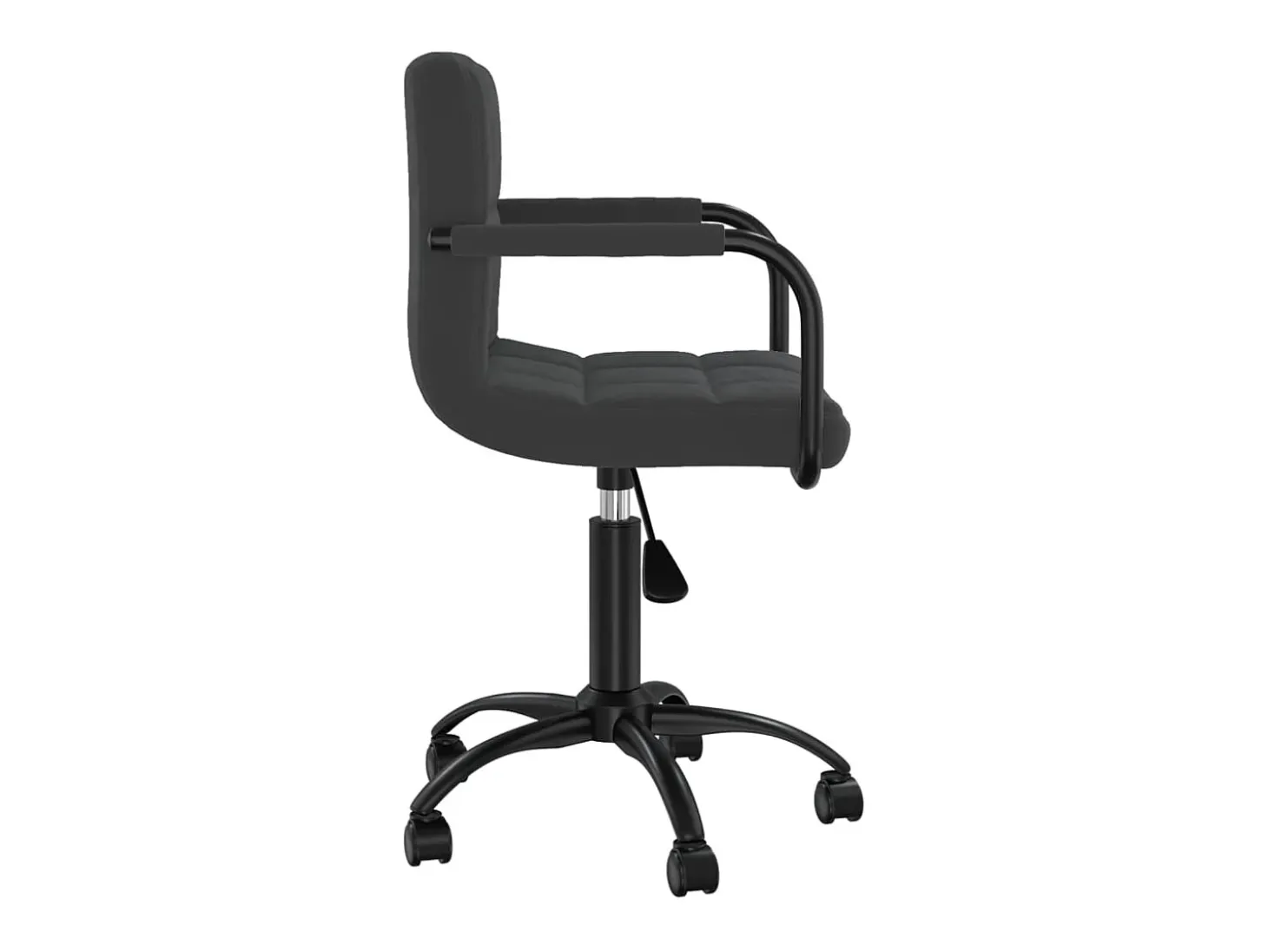 Sillas de comedor giratorias 4 unidades terciopelo negro