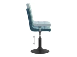 Sillas de comedor giratorias 2 unidades terciopelo azul