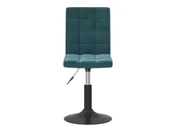 Sillas de comedor giratorias 2 unidades terciopelo azul