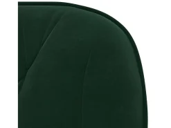 Sillas de comedor giratorias 2 unidades terciopelo verde oscuro