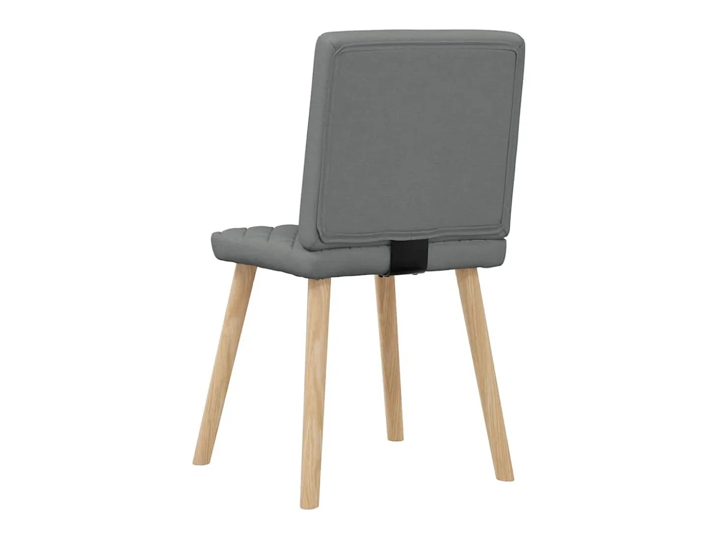 Sillas de comedor giratorias 4 unidades tela gris oscuro