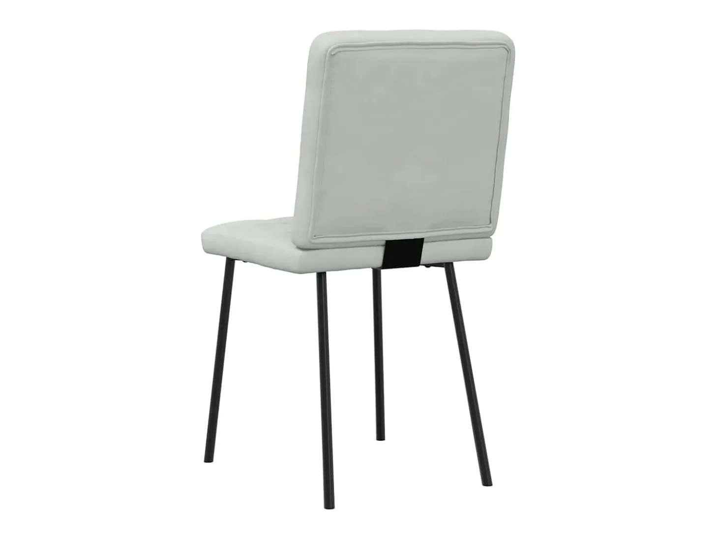 Sillas de comedor giratorias 6 unidades terciopelo gris claro