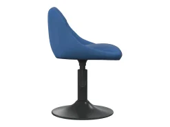 Sillas de comedor giratorias 2 unidades terciopelo azul