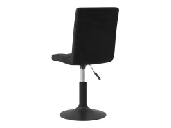 Sillas de comedor giratorias 4 unidades terciopelo negro