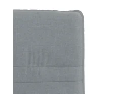 Sillas de comedor giratorias 2 unidades tela gris claro