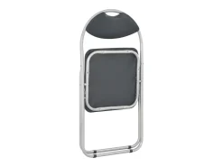 Sillas de comedor plegables 4 unidades cuero sintético negro
