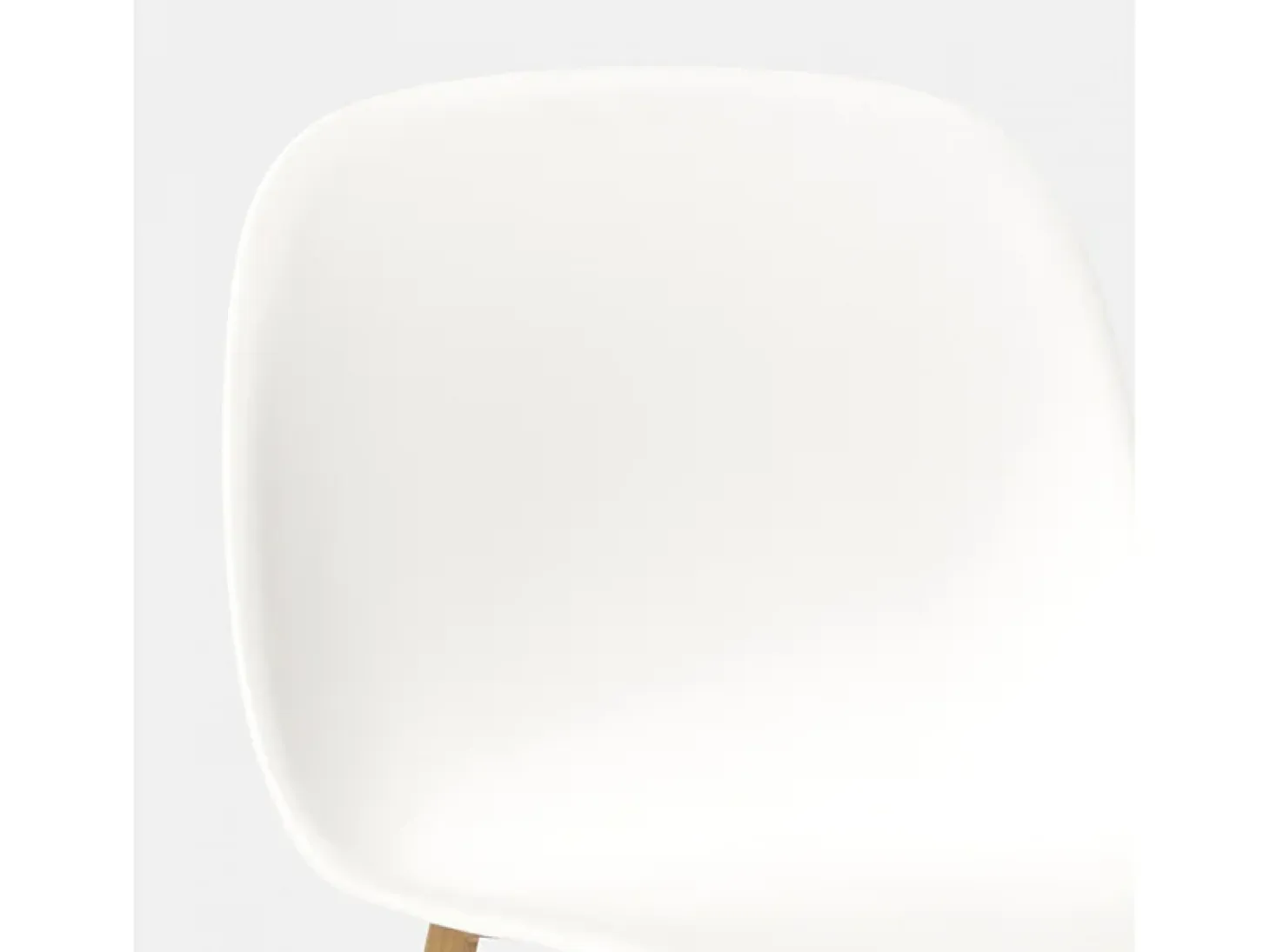 Sillas de diseño escandinavo para cocina comedor restaurante Sleek - Blanco