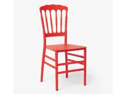 Sillas de diseño tradicional para ceremonias Napoleon X - Rojo