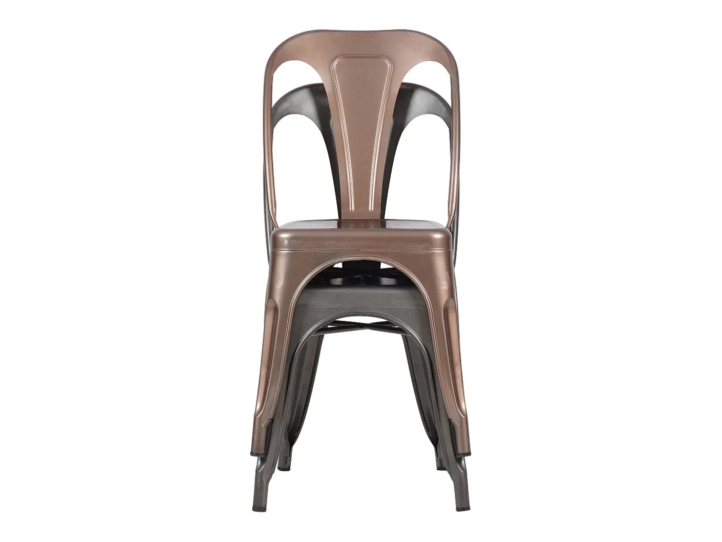 Sillas Indus cobre (lote de 2) para un toque de elegancia industrial en tu interior