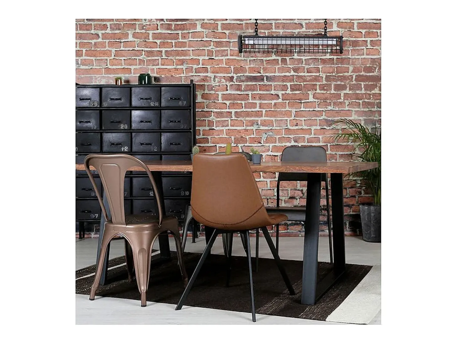 Sillas Indus cobre (lote de 2) para un toque de elegancia industrial en tu interior