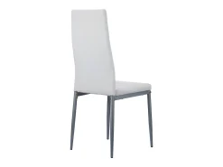 Sillas SucceBuy Comedor Modernas, Juego de Sillas de Cocina de Cuero 4 Piezas, con Respaldo, Cojines Gruesos y Patas de Metal, para Mesa de Comedor