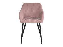 Sillón Confortable de Terciopelo Cotelé Miro - Rosa