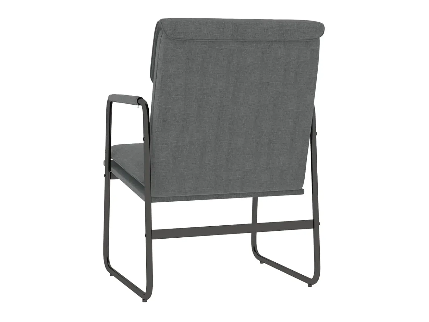 Sillón de relax tela gris oscuro 55x64x80 cm ES26663