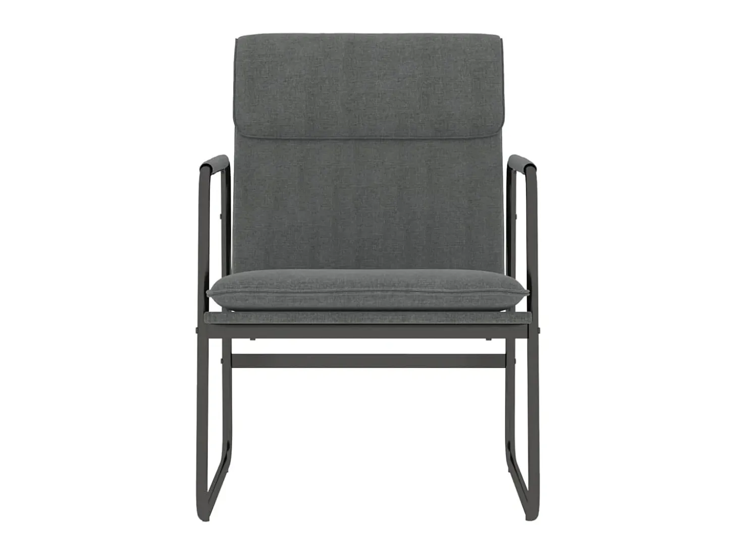 Sillón de relax tela gris oscuro 55x64x80 cm ES26663