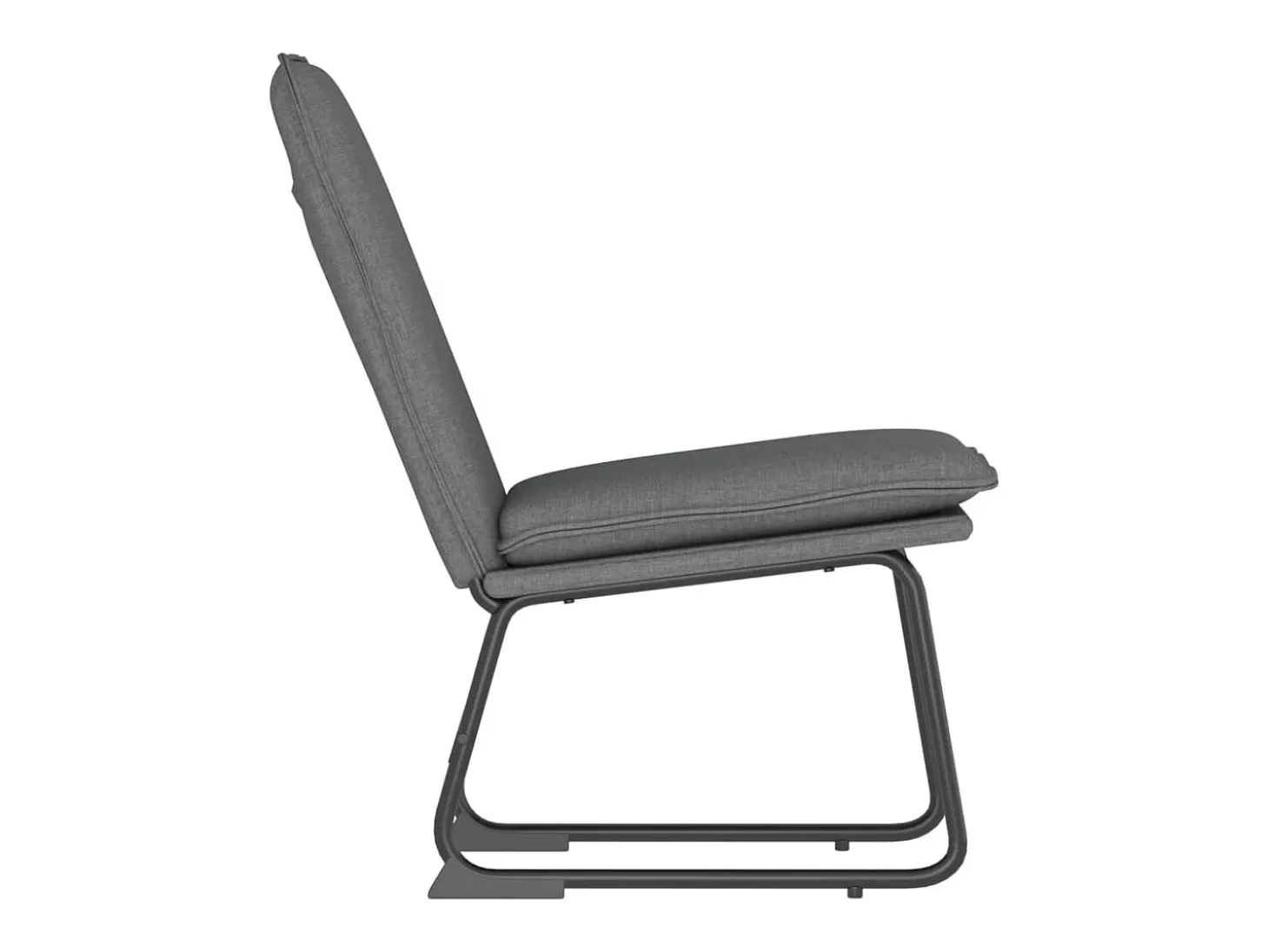 Sillón de relax tela gris oscuro 52x75x76 cm ES71127