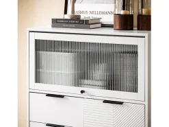 SoBuy FSB94-W Aparador Multifuncional para Pasillo salón y Cocina