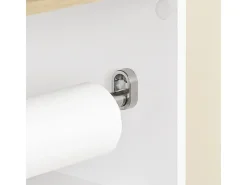 SoBuy Mueble Auxiliar de Cocina con Ruedas, Encimera, Cajón y Estantería