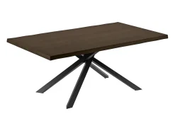 Spike - Mesa extensible (200/300 x 100 cm) en fresno negro