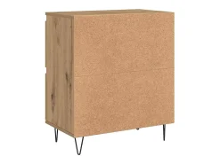 Tableros Lateral 2 piezas Roble artisan 120 x 35 x 70 cm