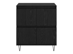 Tableros Lateral 2 piezas Roble negro 120 x 35 x 70 cm