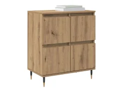 Tableros Lateral 2 piezas Roble artisan 120 x 35 x 70 cm