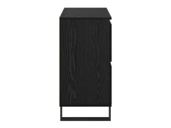 Tableros Lateral 3 piezas Roble negro 180 x 35 x 70 cm