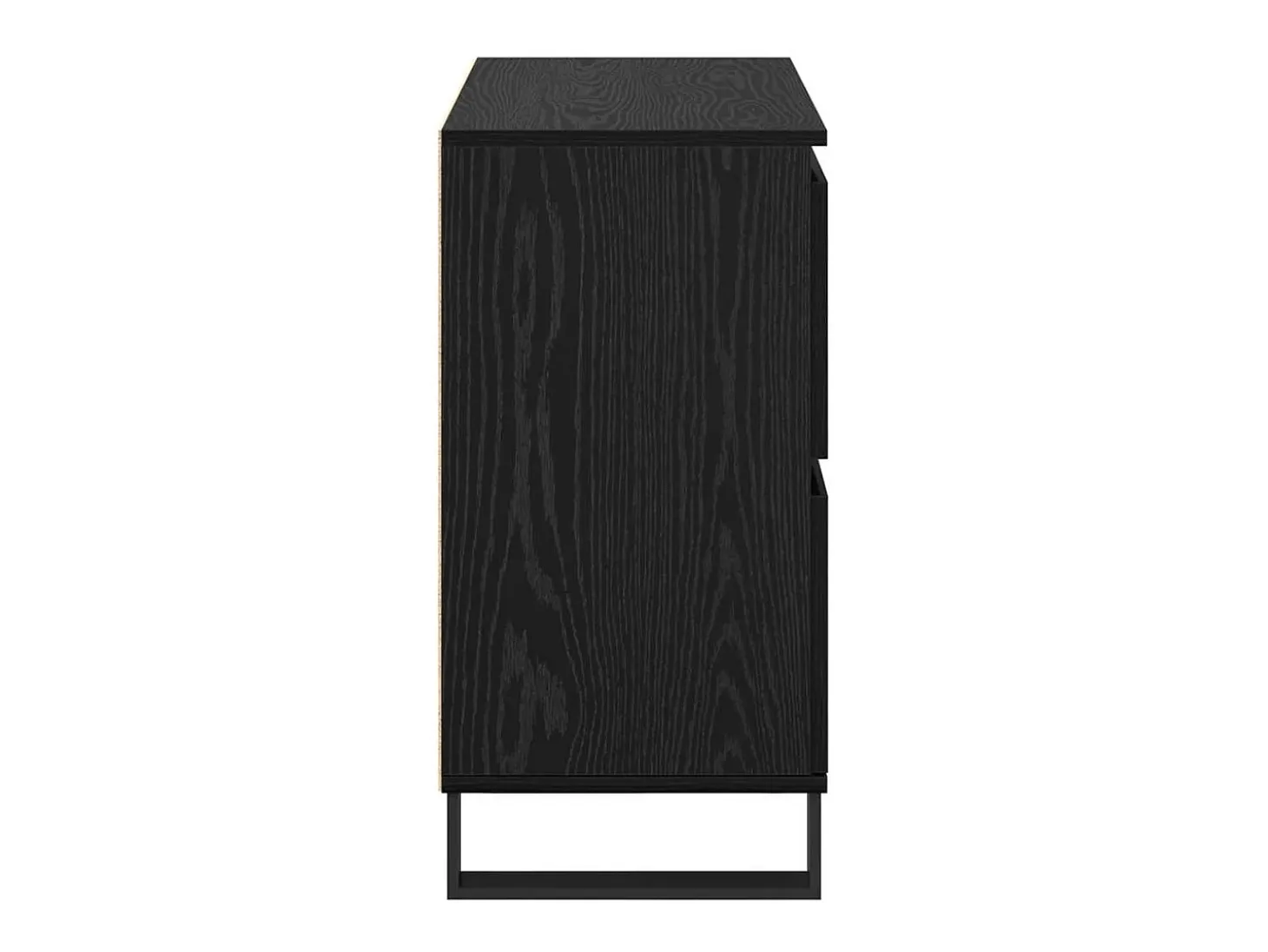 Tableros Lateral 3 piezas Roble negro 180 x 35 x 70 cm