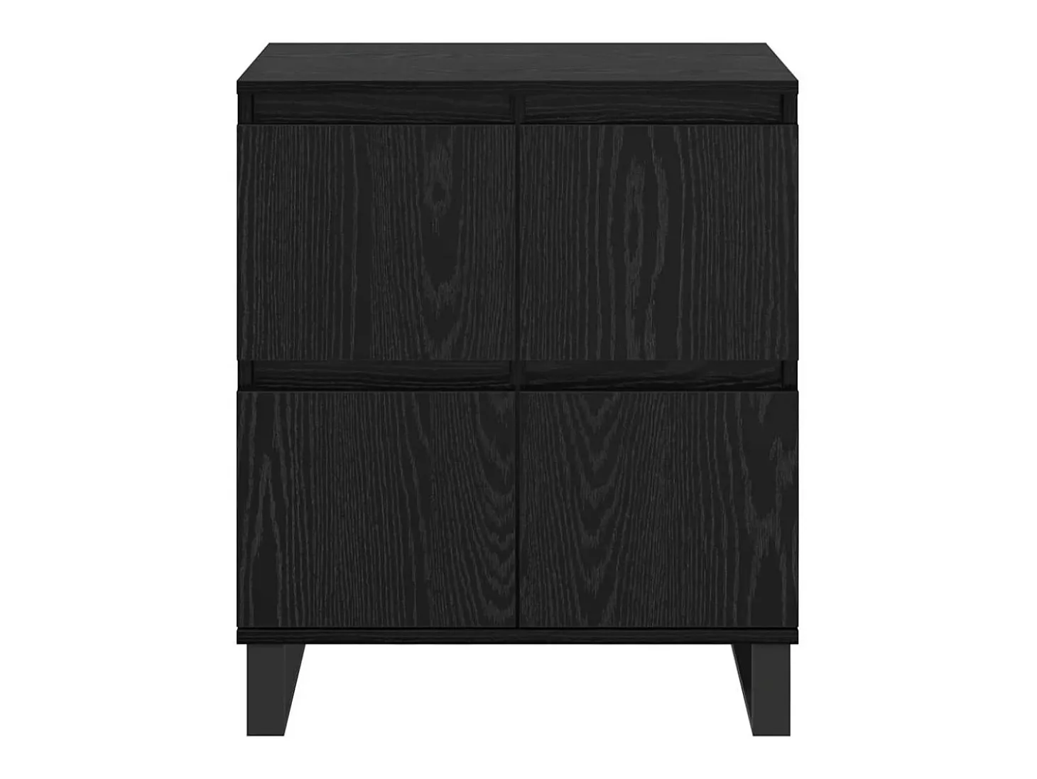 Tableros Lateral 3 piezas Roble negro 180 x 35 x 70 cm