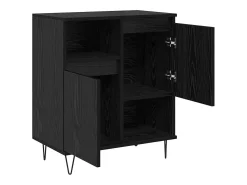Tableros Lateral 3 piezas Roble negro 180 x 35 x 70 cm
