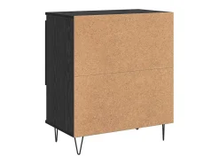 Tableros Lateral 3 piezas Roble negro 180 x 35 x 70 cm