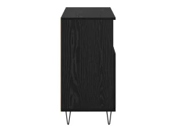 Tableros Lateral 3 piezas Roble negro 180 x 35 x 70 cm