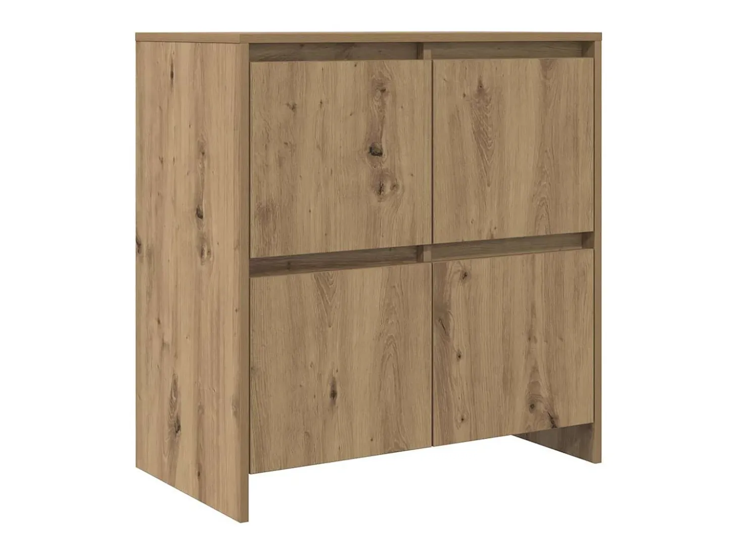 Tableros Lateral 2 piezas Roble artisan 70 x 41 x 75 cm