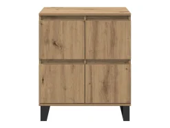Tableros Lateral 2 piezas Roble artisan 120 x 35 x 70 cm