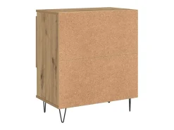 Tableros Lateral 2 piezas Roble artisan 120 x 35 x 70 cm